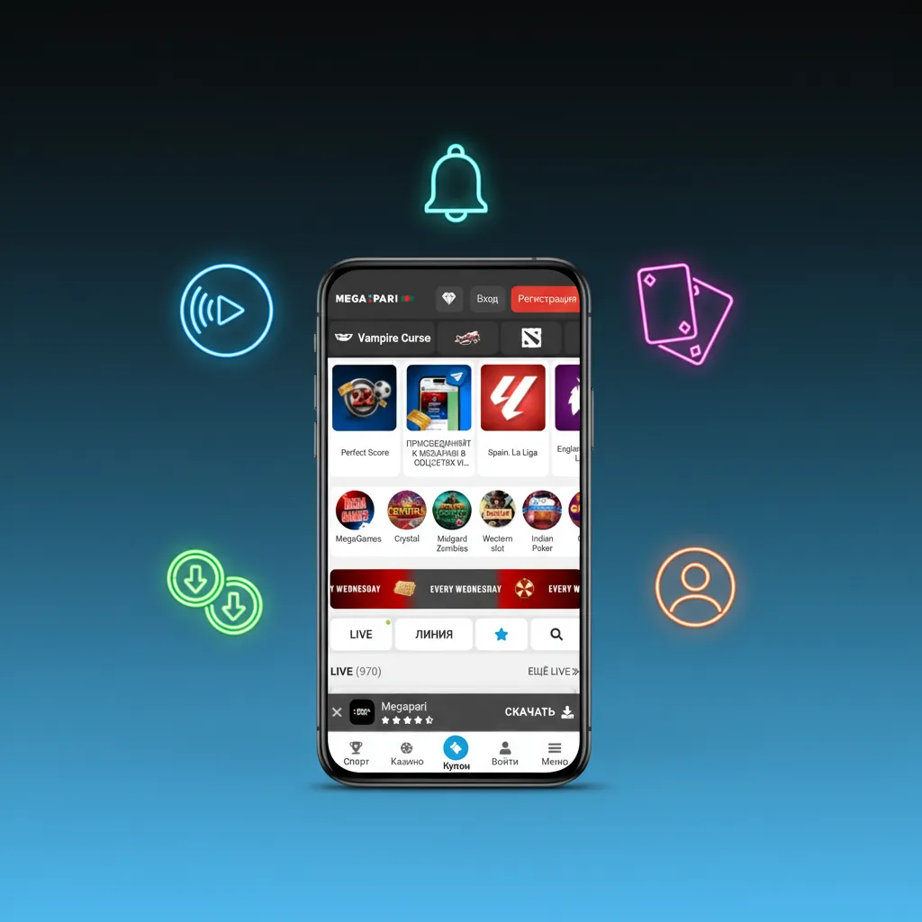 MegaPari app: fast iOS betting & casino, BDT accounts, BD payments, live odds, Cash Out, 20,000 BDT bonus, 24/7 support