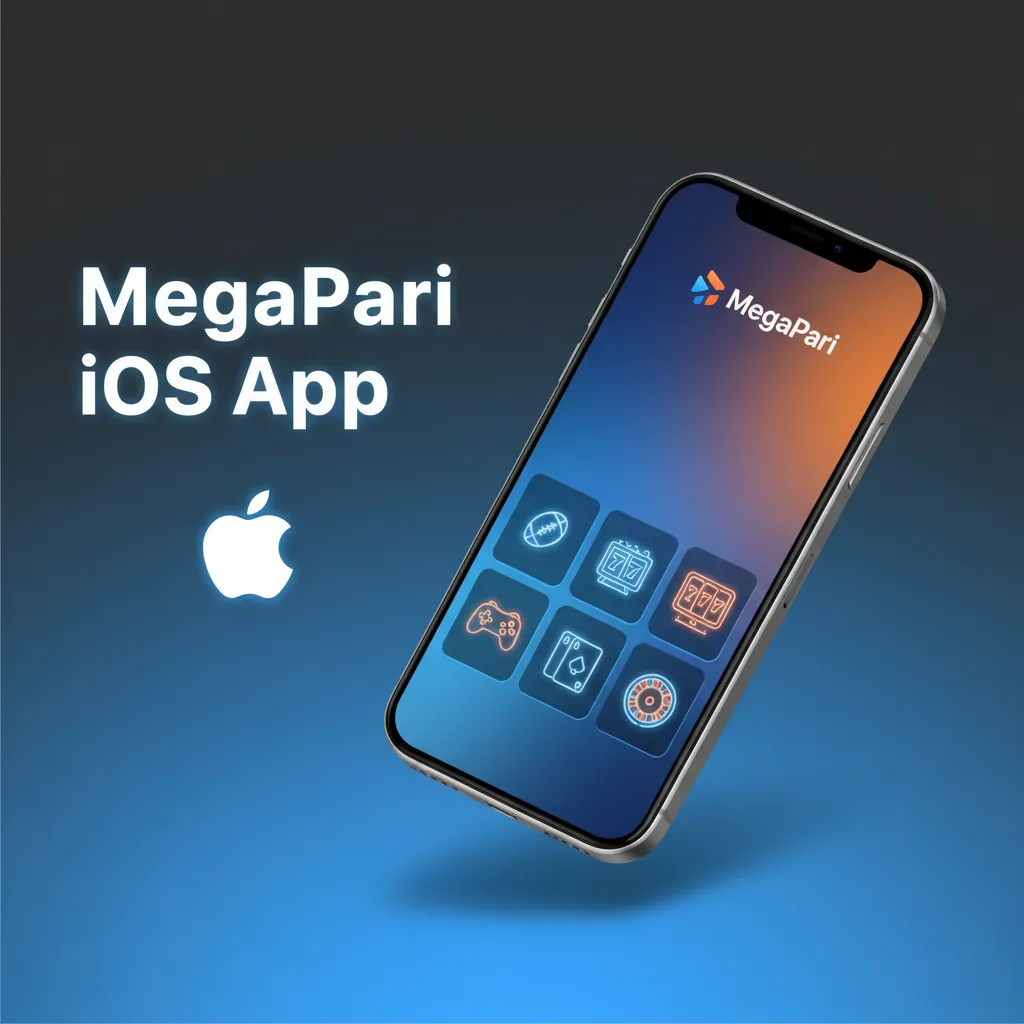 MegaPari iOS app for iPhone and iPad: sports betting, slots, live casino. Free download, iOS 12+, ~150 MB.