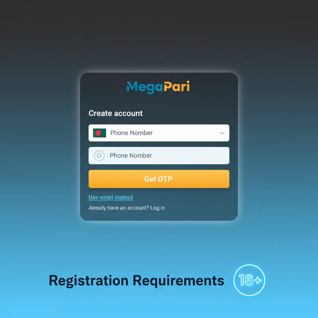 Registration requirements: accurate personal data, age 18+, one account (Bangladesh), KYC docs, own-name payments.