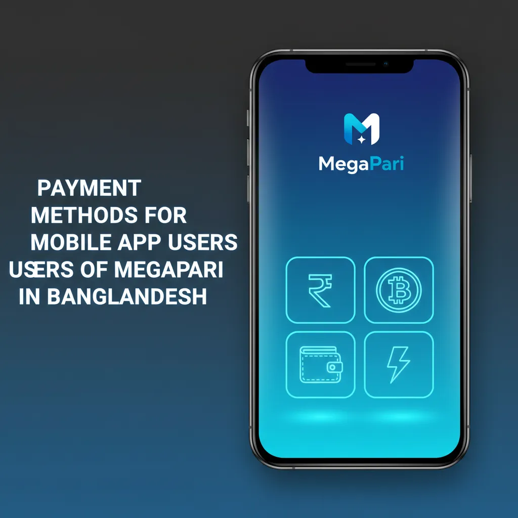 MegaPari BD payments: bKash, Nagad, Rocket, Visa, Mastercard, Skrill, Neteller, crypto; min deposit 300 BDT, withdrawal 500.