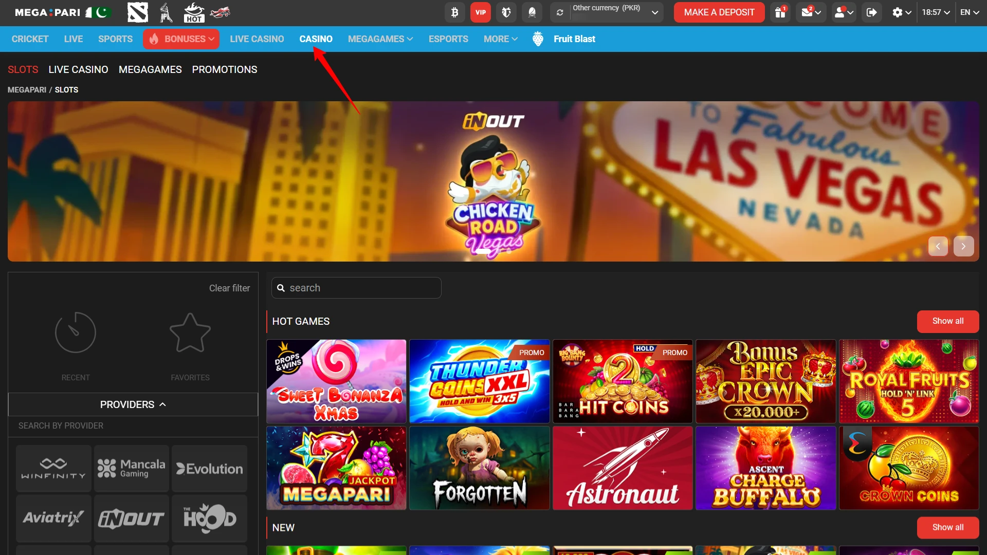 Accessing the Megapari casino lobby with a focus on responsible gaming and player protection in Pakistan.