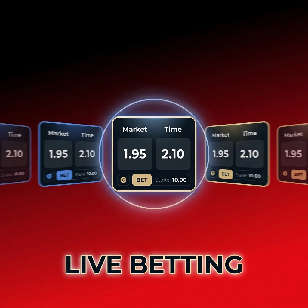 Live betting screen with in-play odds, cash-out, and live stats for cricket, football, tennis, kabaddi, basketball.