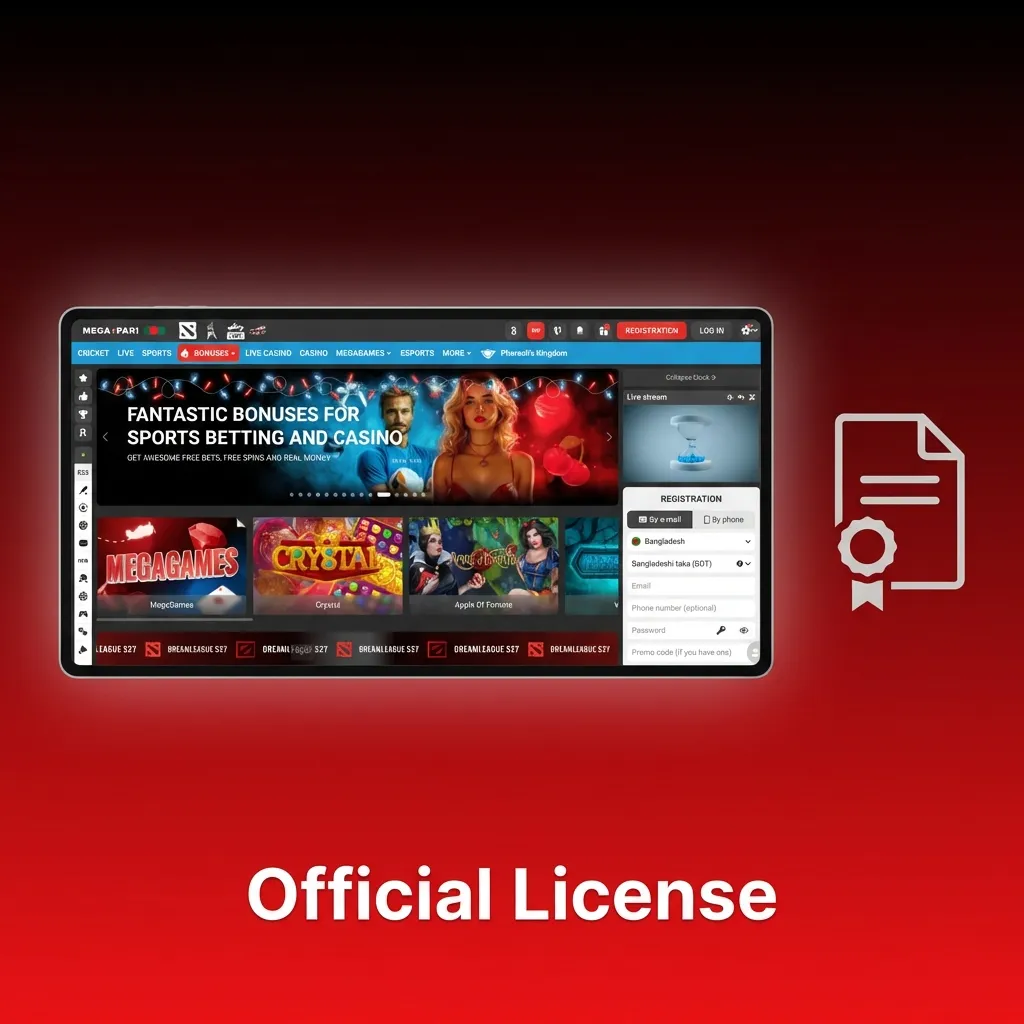 Official eGaming licence by Curaçao eGaming since 2019, ensuring fair play, dispute handling, safeguards Pakistan users.