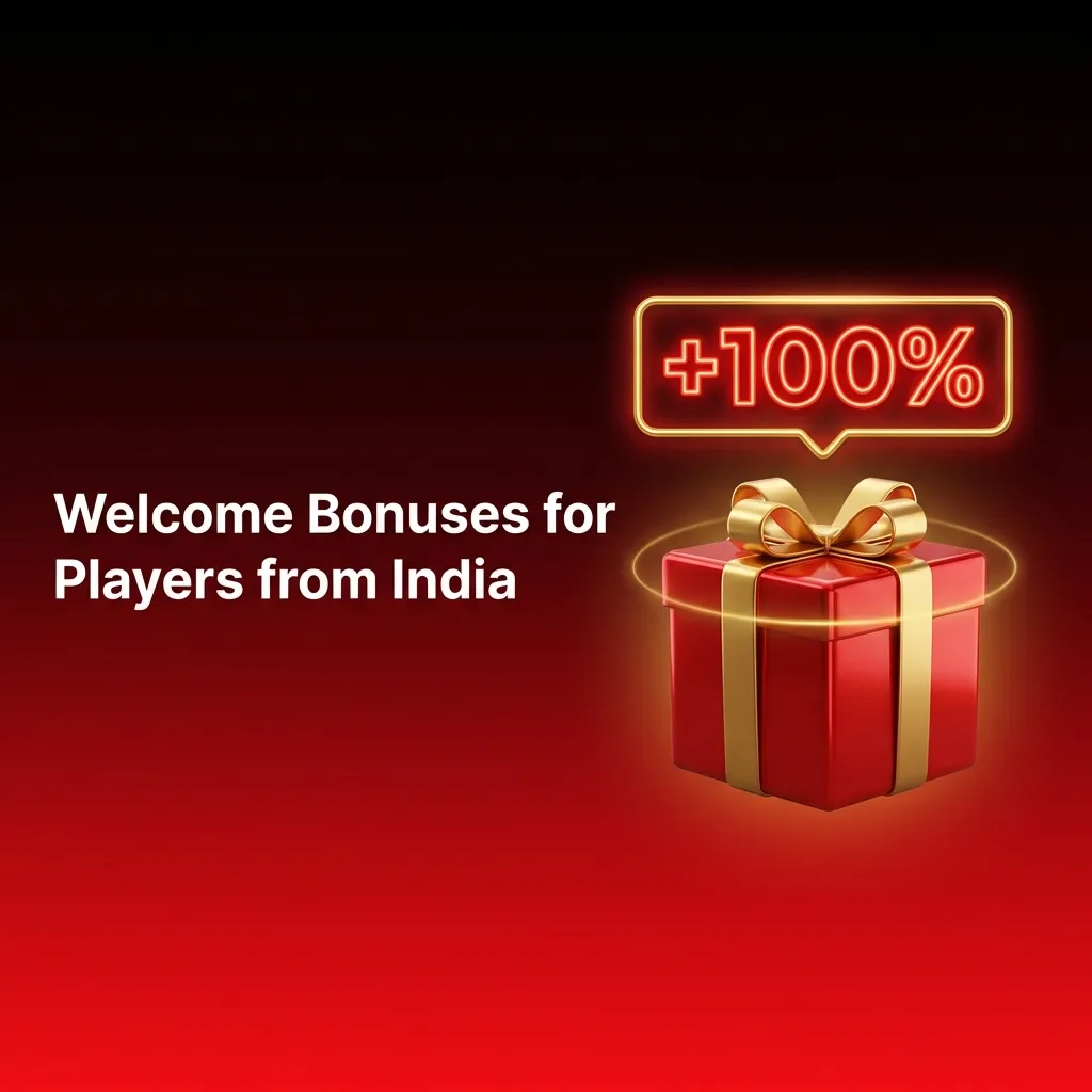 Welcome bonuses for players from India: 100% up to ₹40,000 for sports and casino; wagering, time limits apply.