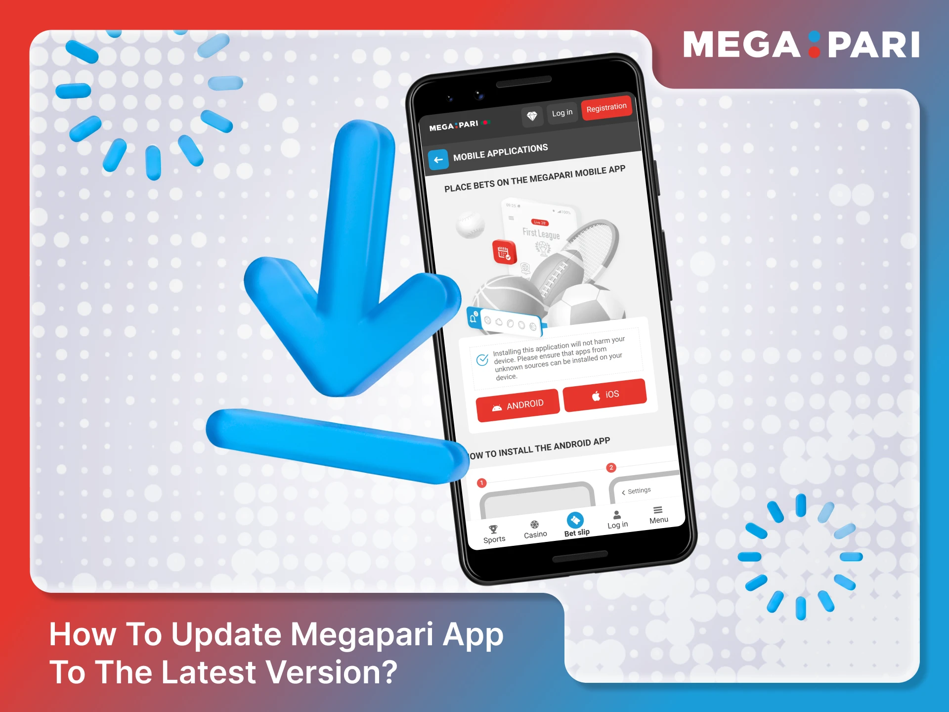 Update the Megapari App to the latest version for better performance.