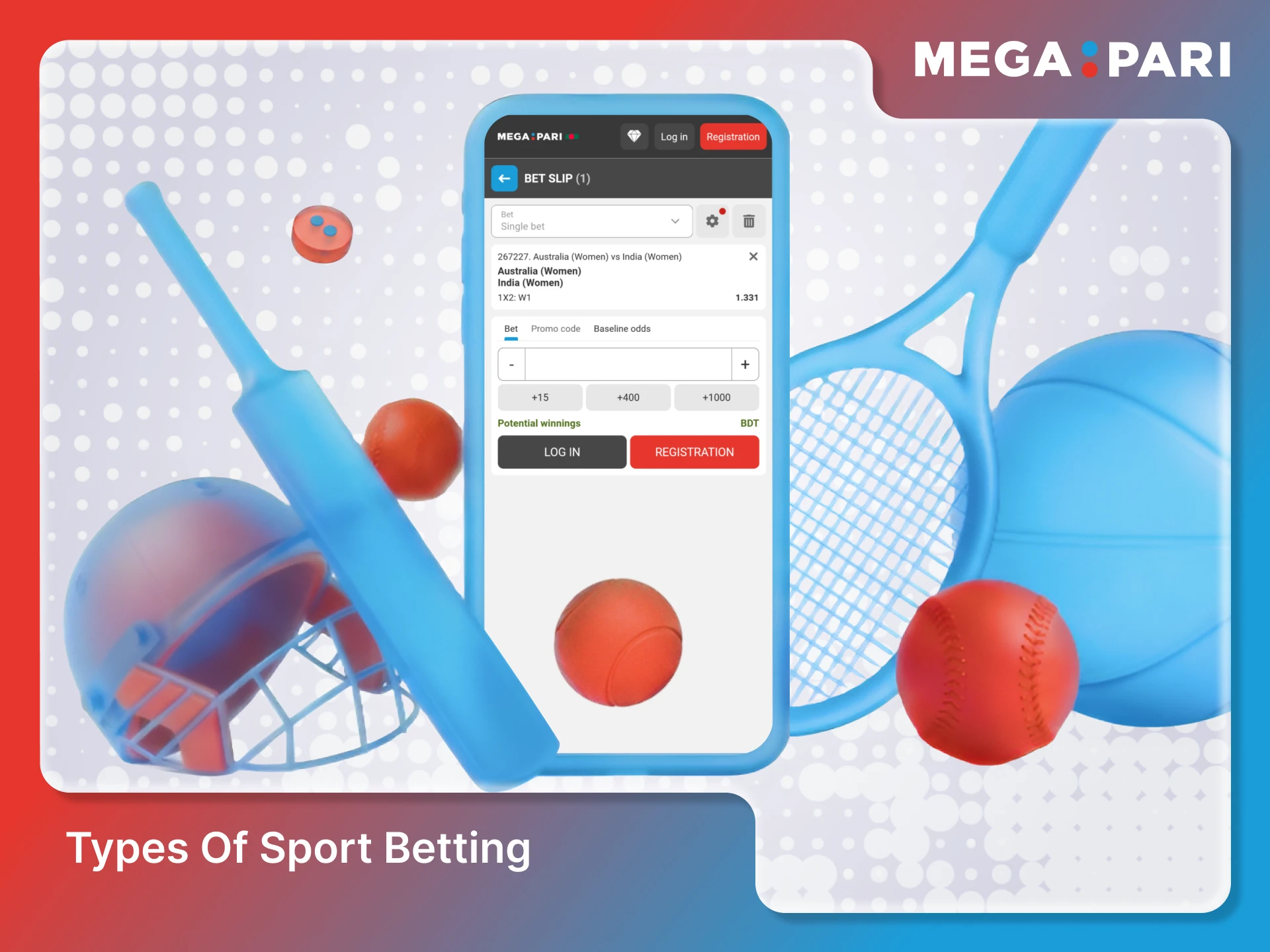Explore various types of sport betting on the Megapari website.