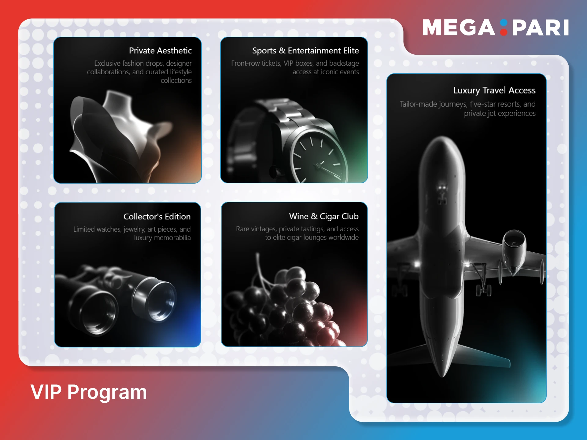 Join the exclusive VIP program at Megapari for premium betting benefits.
