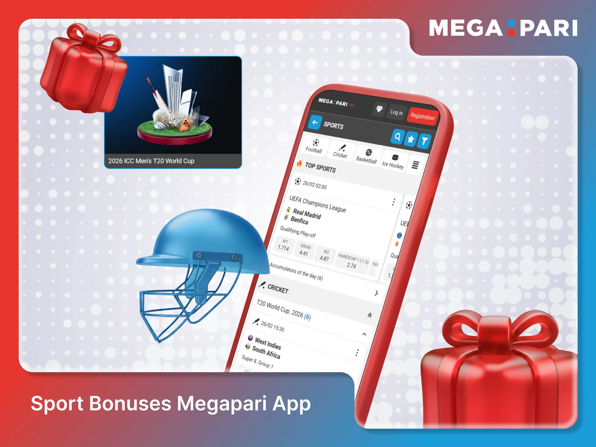 Claim exciting Megapari App sport bonuses for better wagering.