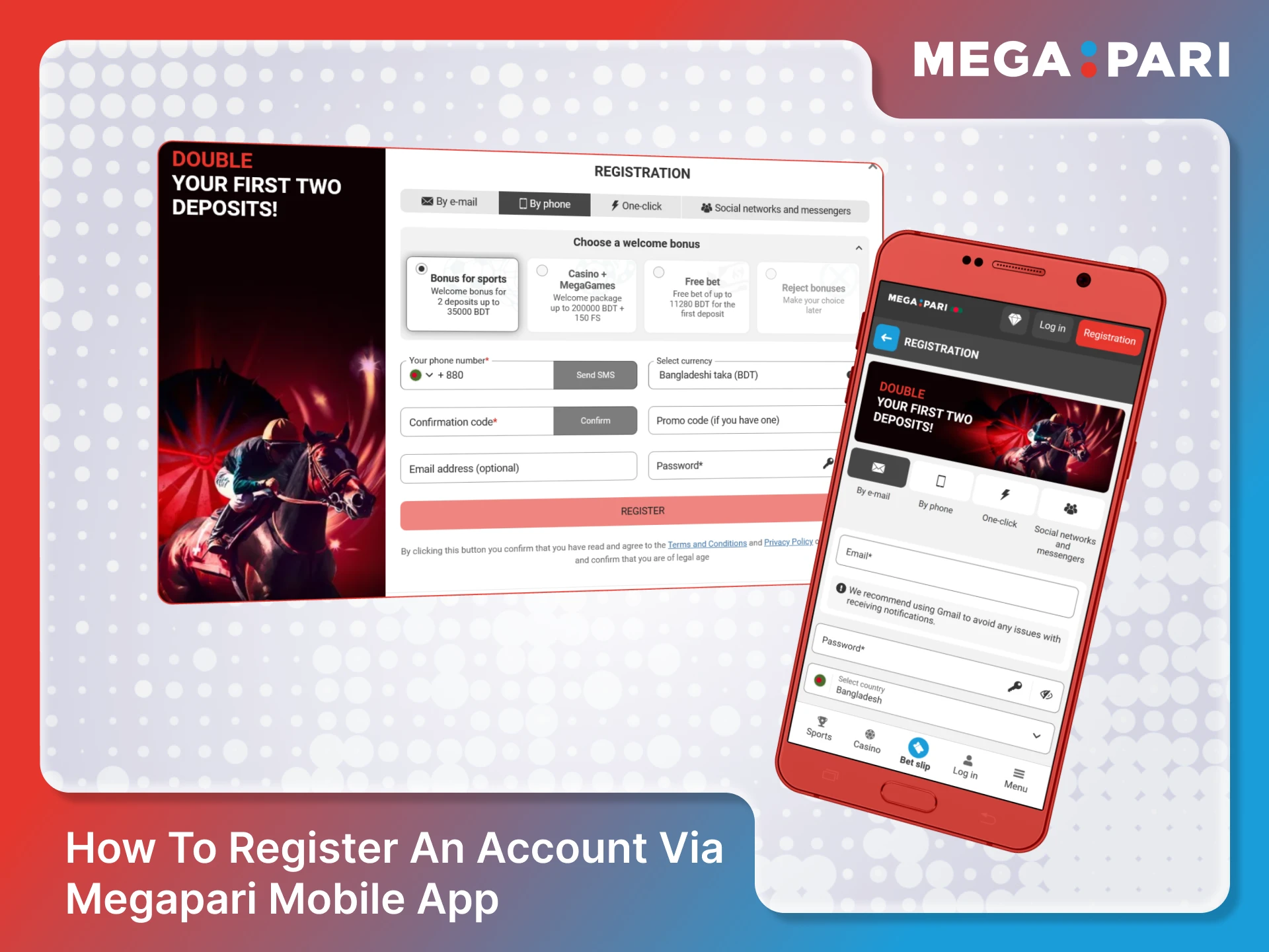 Complete your Megapari App registration to join the action.