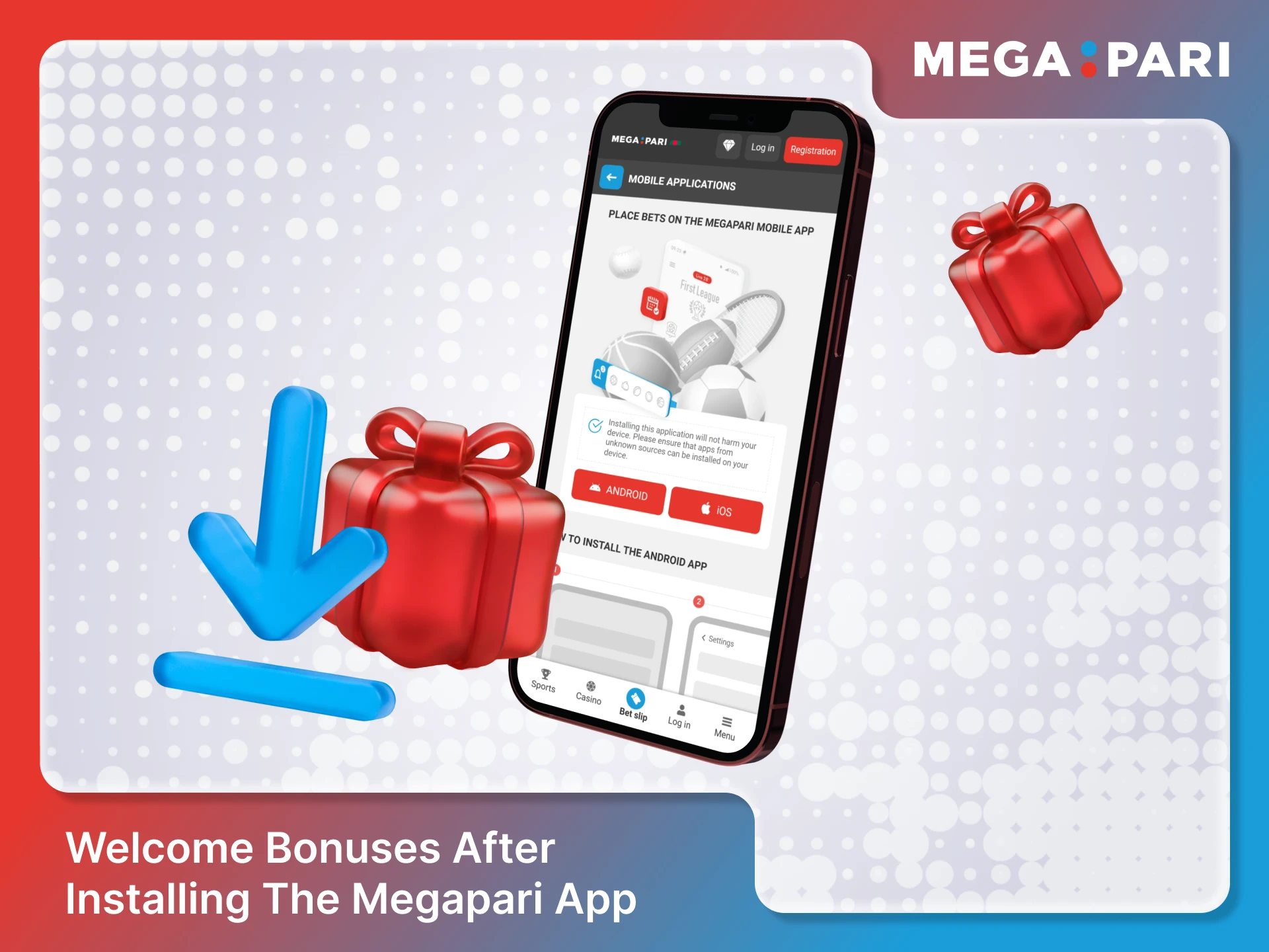 Claim a generous Megapari App welcome bonus and start winning.