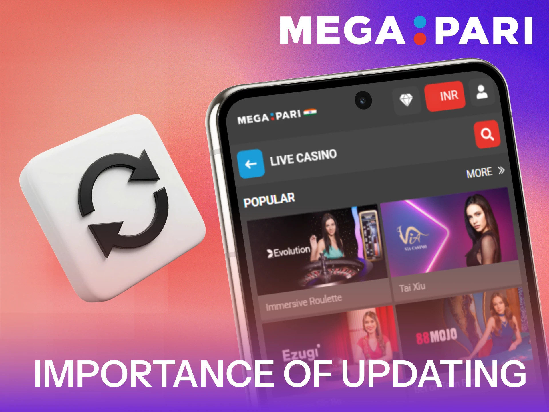 Understand the importance of updating your MegaPari App for better performance.