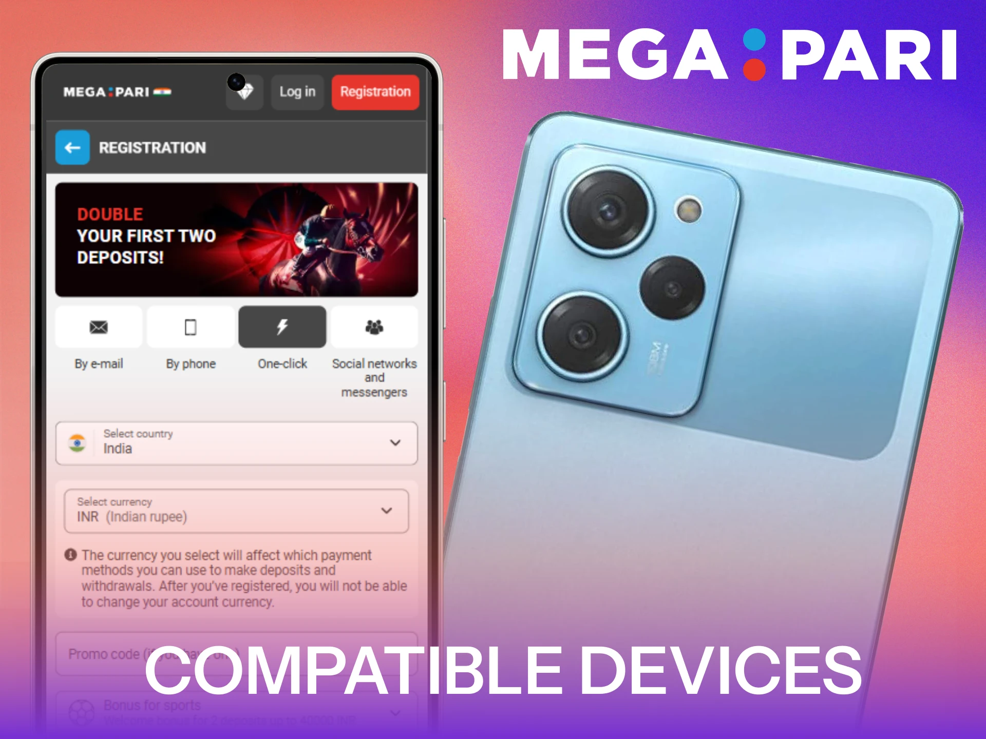 Check the list of compatible Android devices to run MegaPari App.