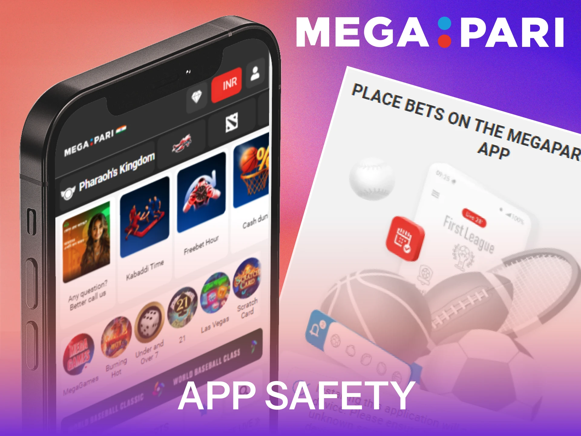 Download the secure MegaPari App APK to play safely in India.