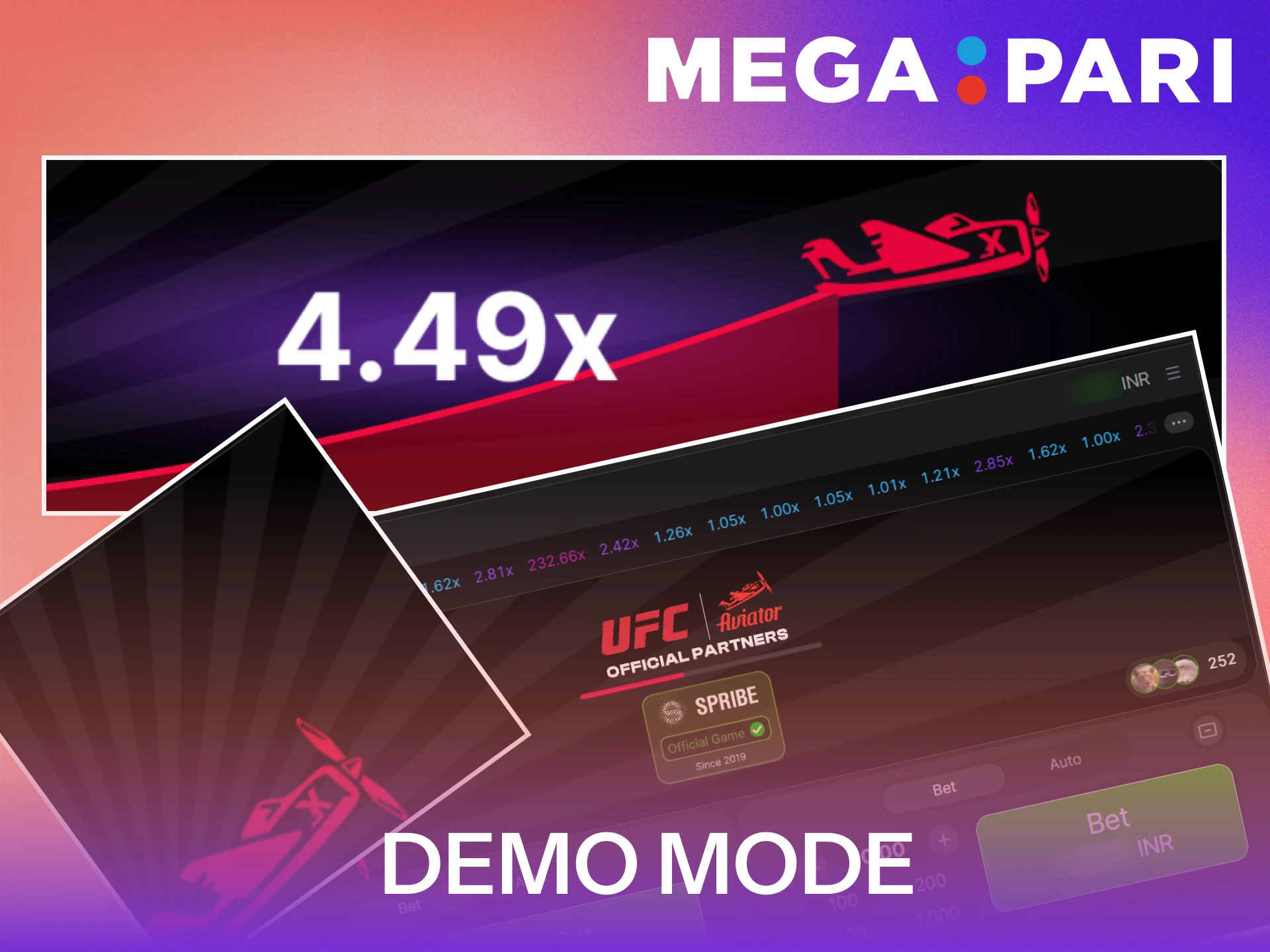 Try the MegaPari Aviator App demo mode to practice for free.