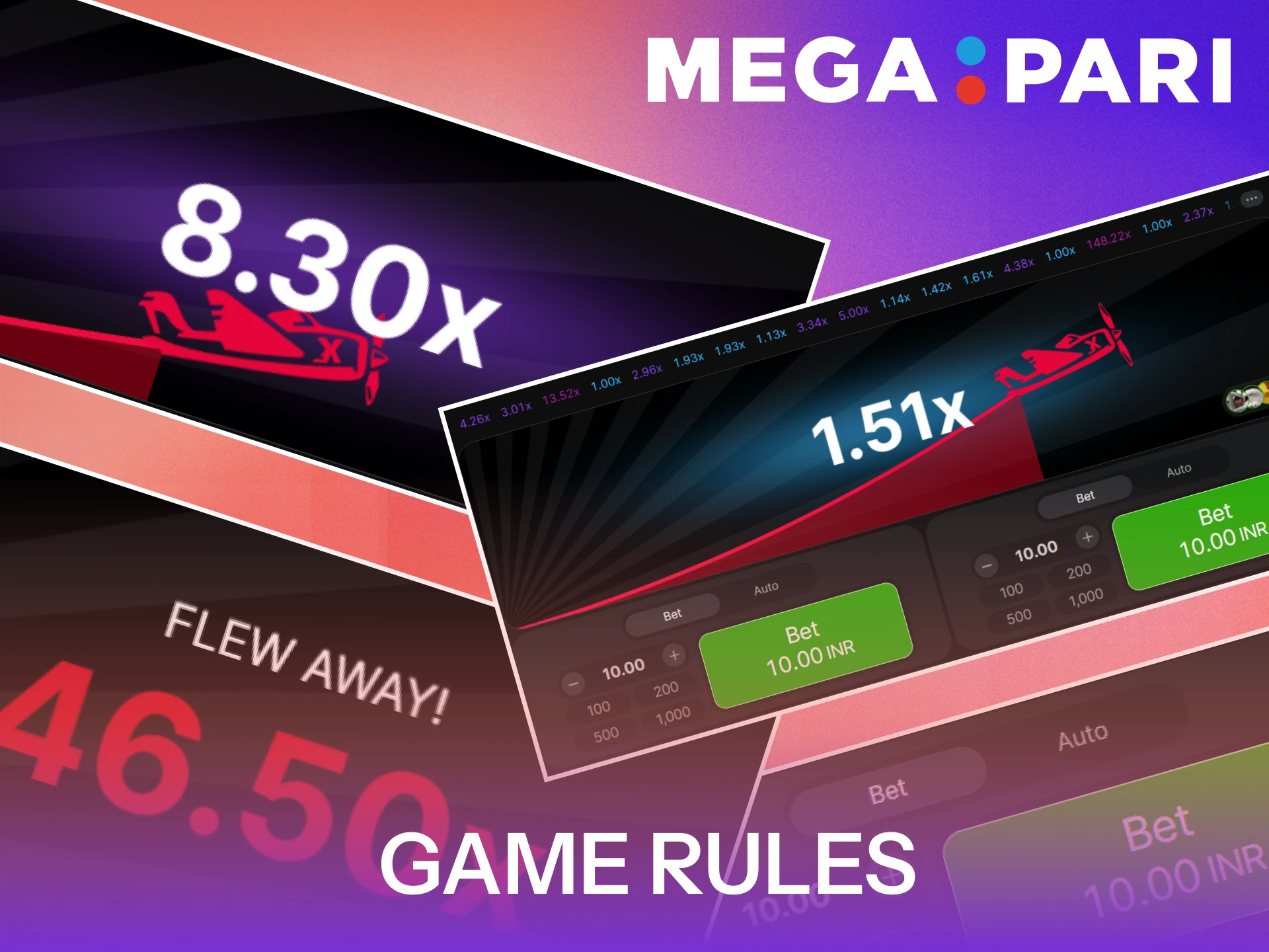 Study the MegaPari Aviator App game rules to play correctly.
