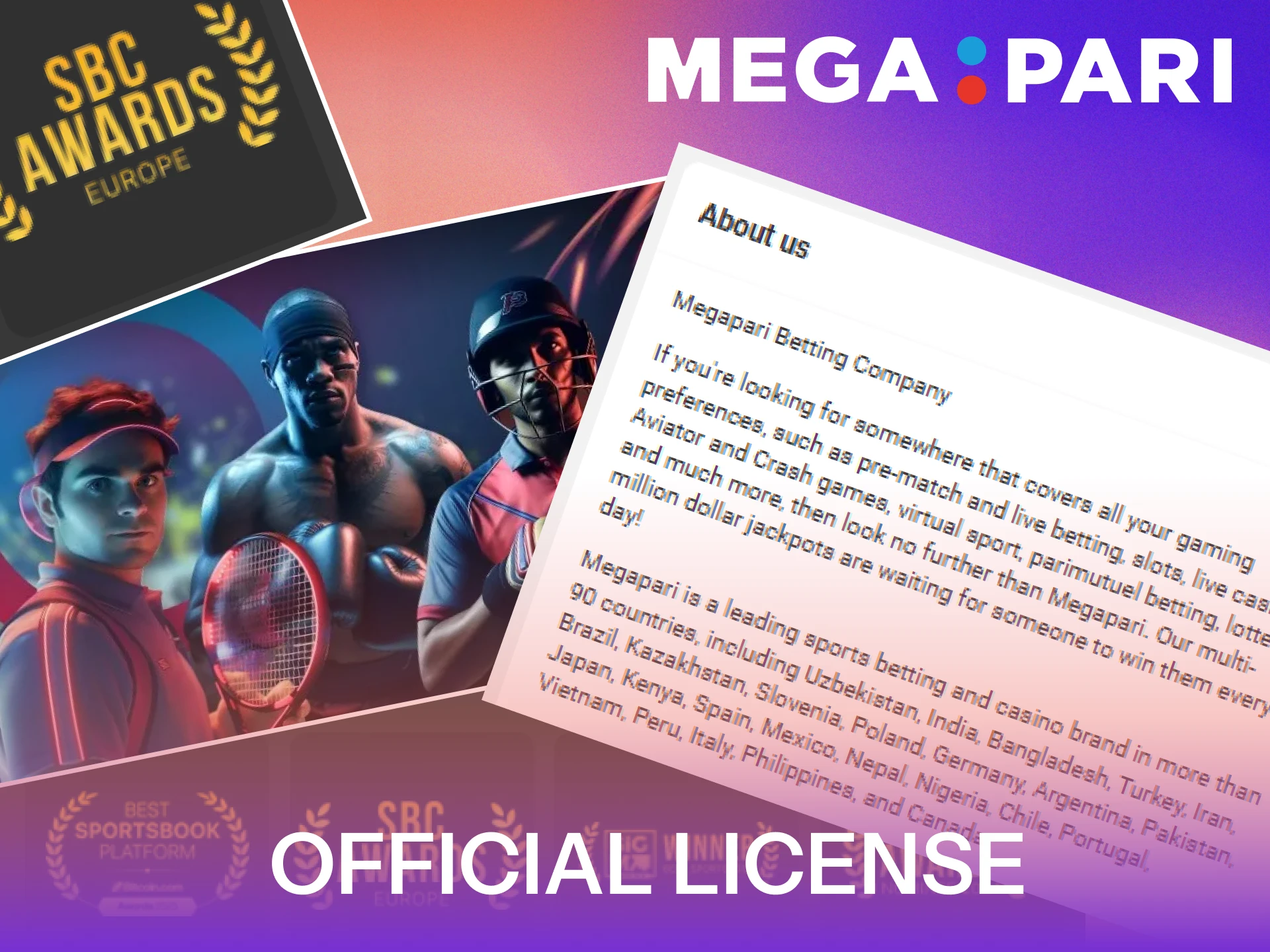 Check the official license details for the MegaPari India website.