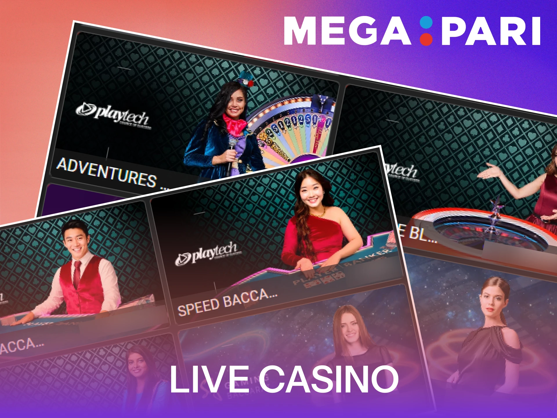 Experience the thrill of real-time dealer games at MegaPari Live Casino.